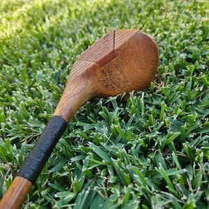 Vintage MacGregor WW Wood Driver Golf Club Pat. 1919 Wooden Shaft RH Dayton O.